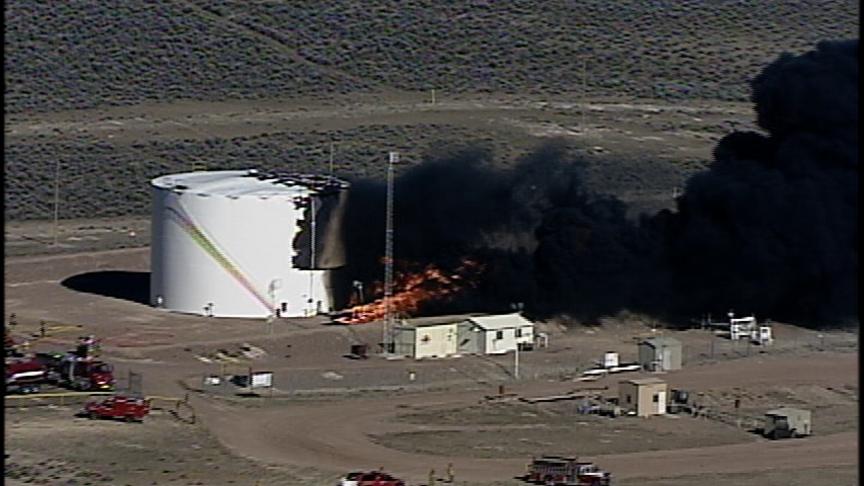 Pipeline Fire Forces Closure of I-80 in Wyoming