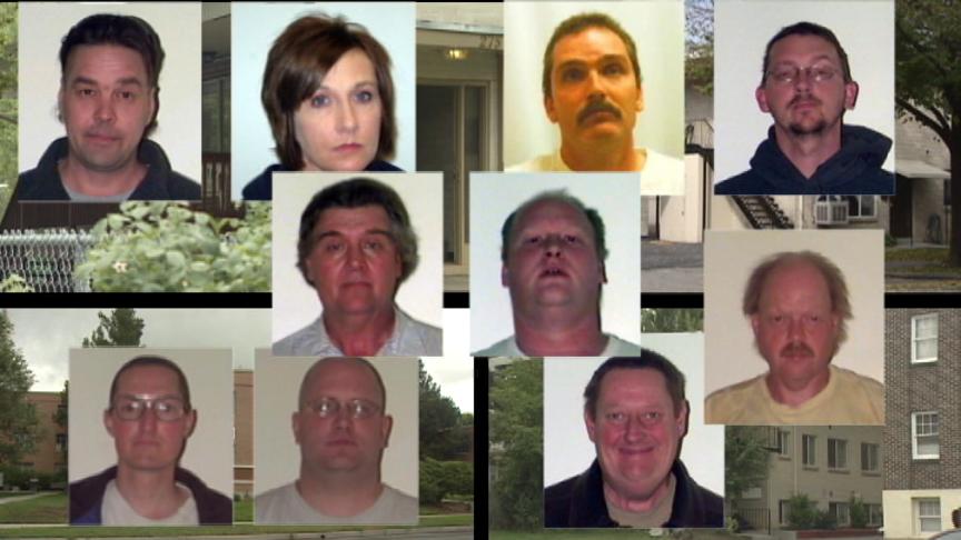 Sex Offenders Living in Clusters Throughout the Community