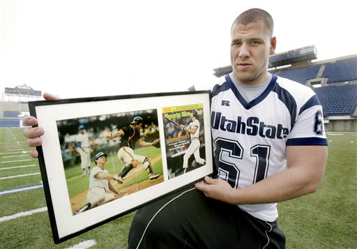 Slugger's son awaits NFL draft