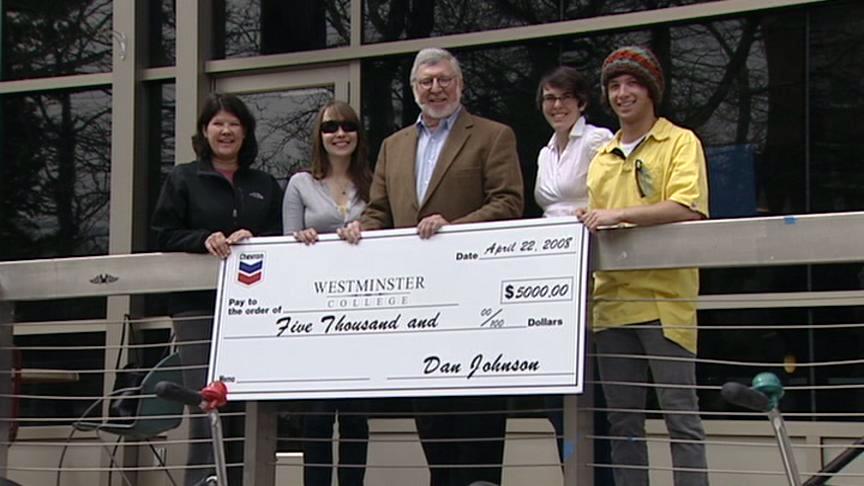 Westminster students receive gift from Chevron