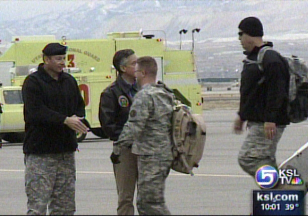 Soldiers Return Home 