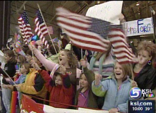 Soldiers Return Home