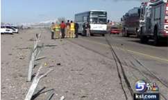 Bus Passenger Grabs Steering Wheel