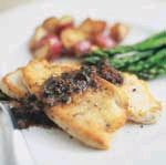 Honey Mustard Turkey Cutlets and Potatoes