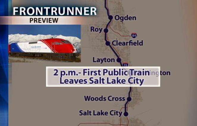 FrontRunner hits the rails Saturday morning