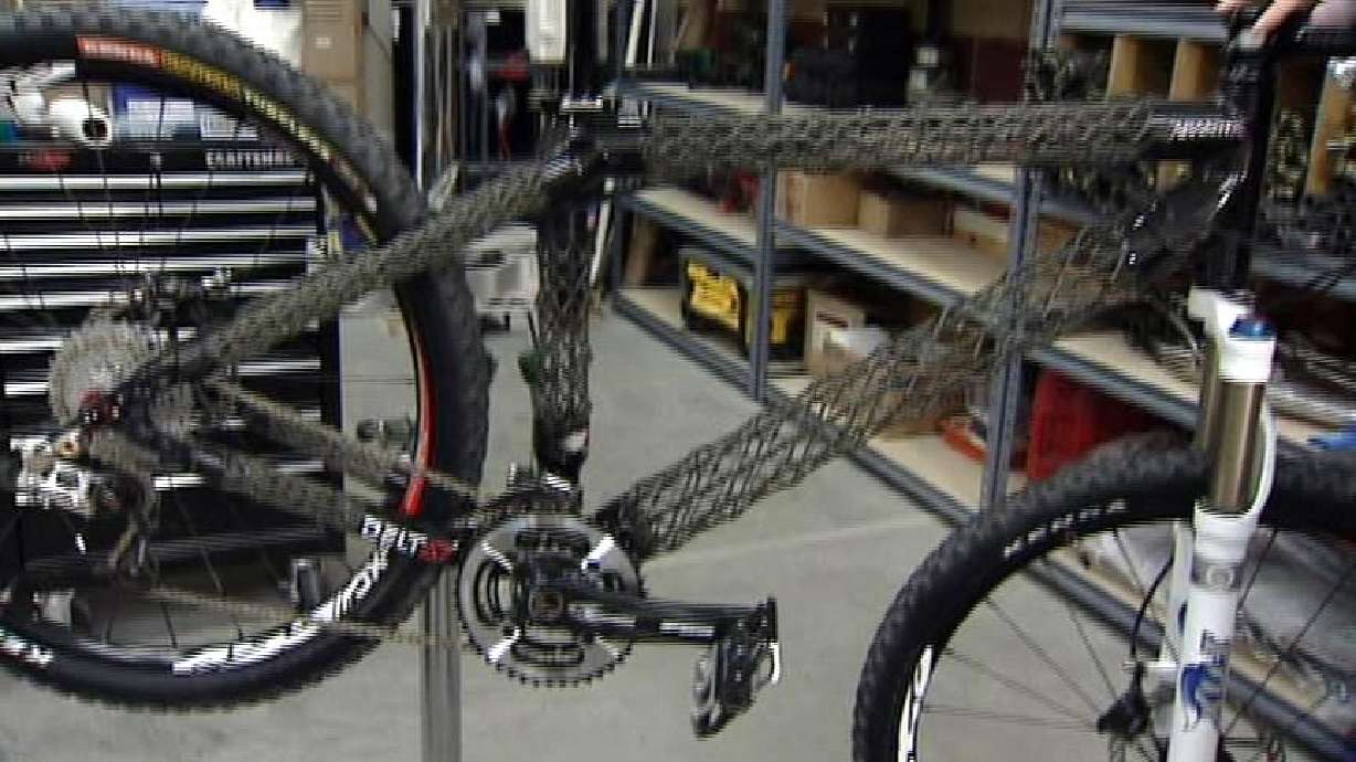 Utah company introduces high-tech mountain bike
