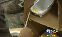 Students build models of environmentally friendly homes