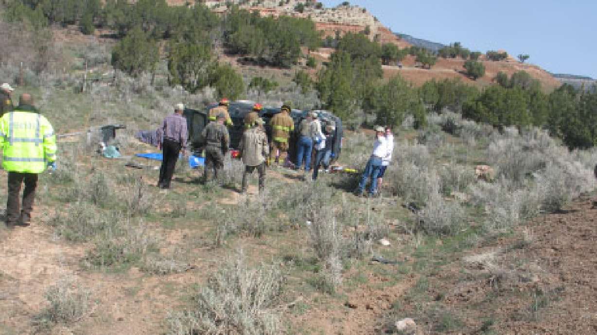 Rollover crash kills Magna man