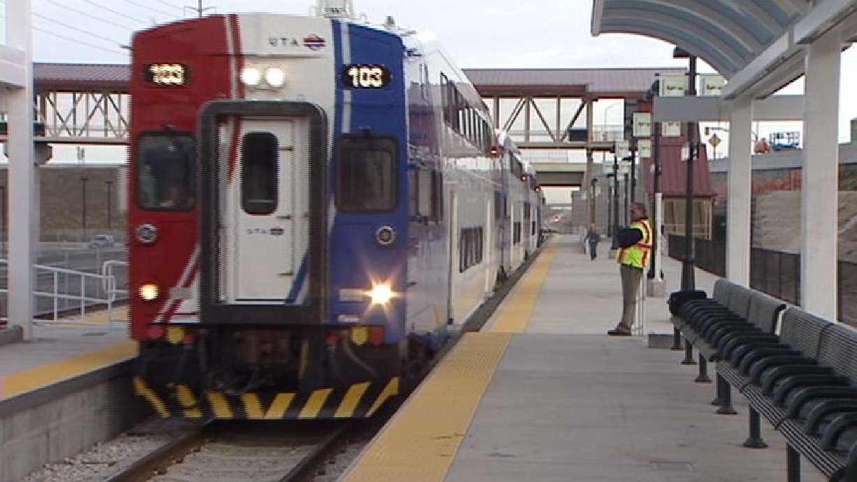 Bicycles crowd out riders on commuter rail cars