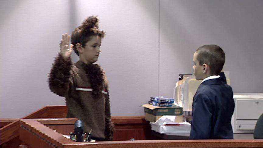 Curly Pig found not guilty in mock trial