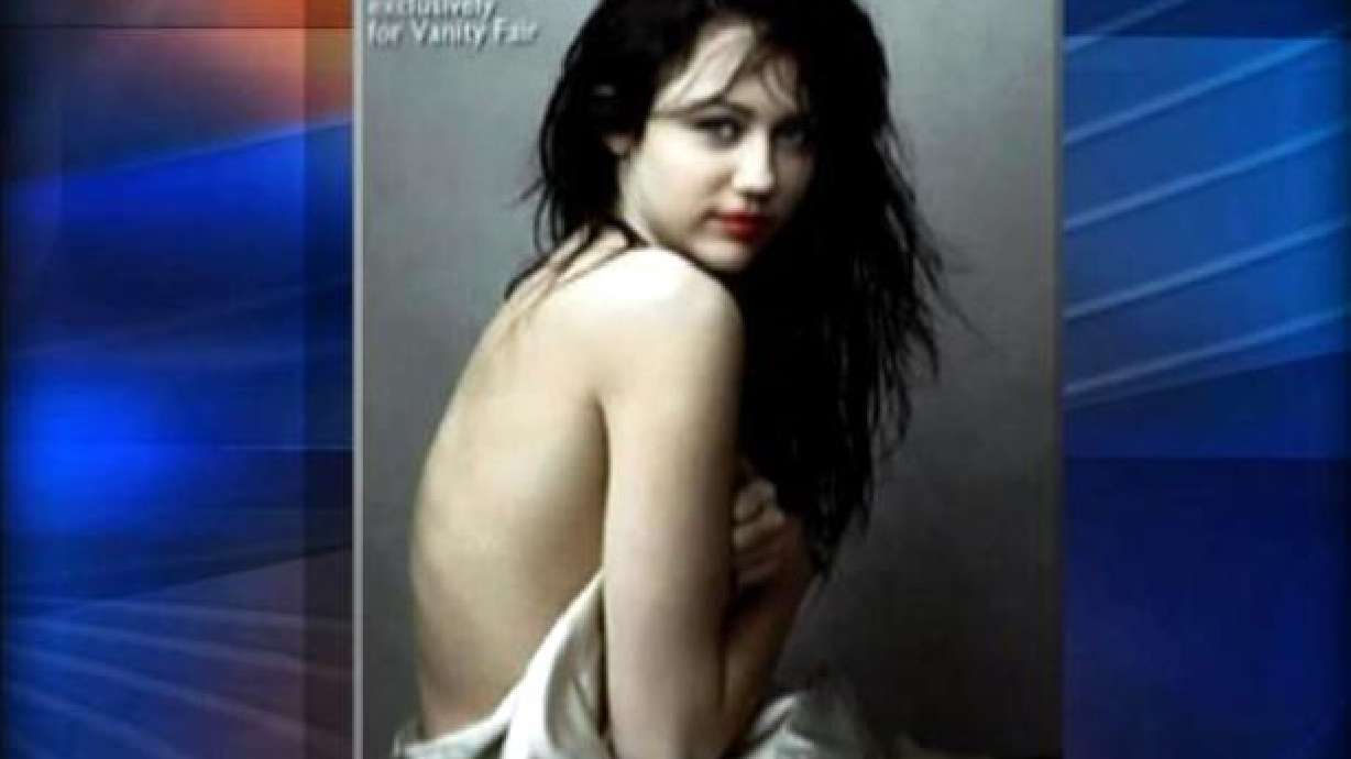 Photo of Miley Cyrus raising eyebrows