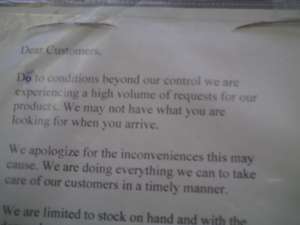 Food storage company overwhelmed with orders