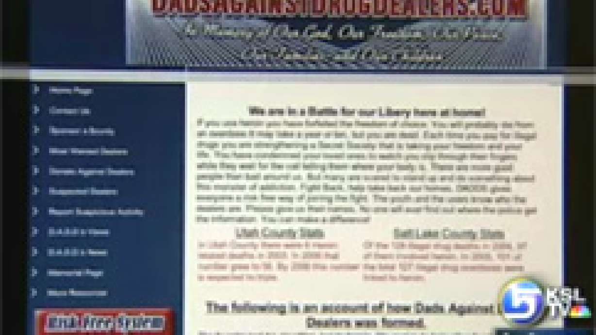 Utah County Man Launches Web Site to Catch Drug Dealers