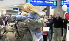 Community Celebrates Soldier's Return