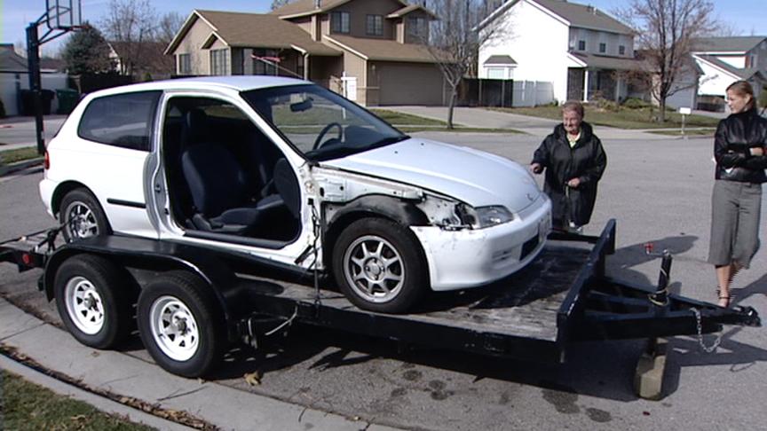 Car Stolen from Closed Garage