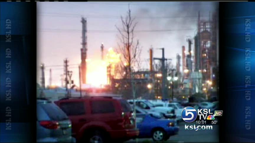 Fire erupts at Davis County refinery