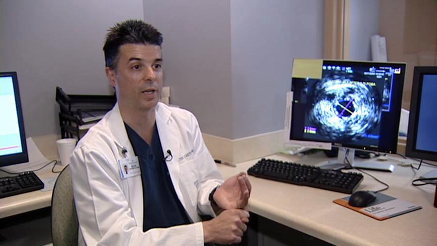 Internal ultrasound to help doctors better diagnose heart patients