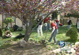 Volunteers refresh home of family with 6 autistic children
