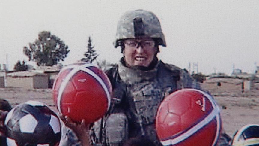 Soldier's Parents Ship Soccer Balls to Iraq