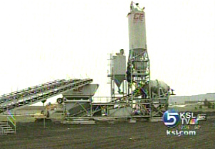 Temporary concrete plant has neighbors upset