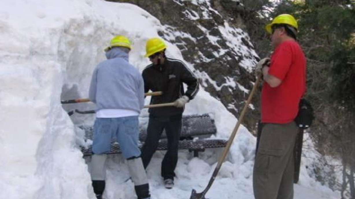 Cave ready to open after 1,100 hours of shoveling snow