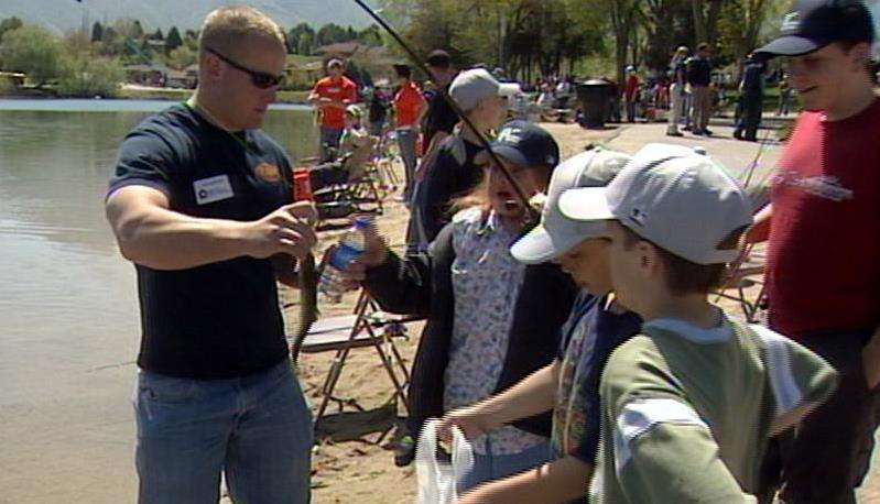 Special needs children enjoy day of fishing