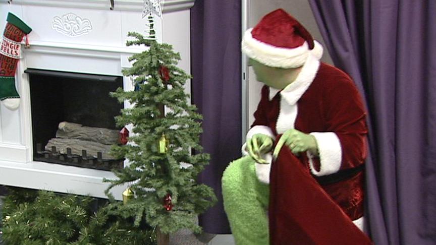 Grinch Visits Primary Children's Medical Center