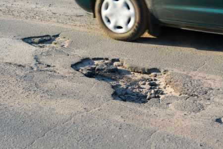 Potholes are likely for one stretch of I-15