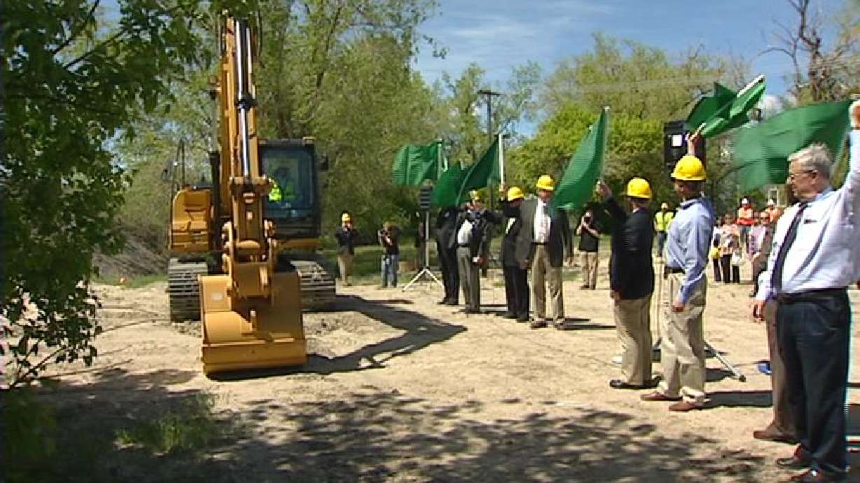 Construction begins on Mid-Jordan TRAX line