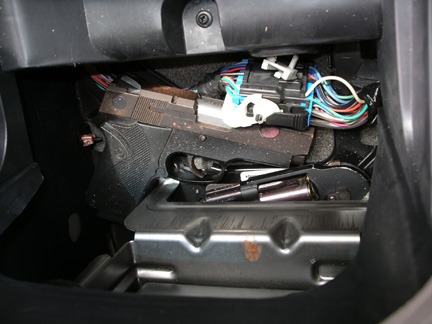 Family checks SUV after finding guns inside