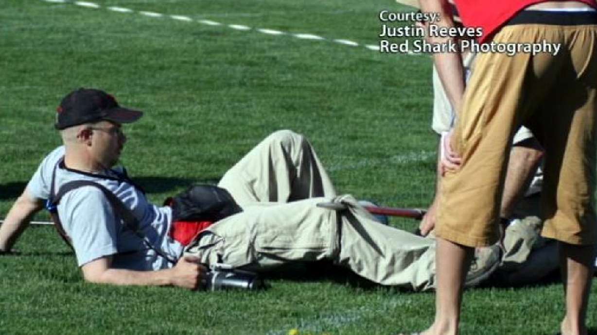 Photographer talks about getting hit by javelin