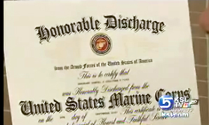 Former Marine battles to receive veterans' benefits