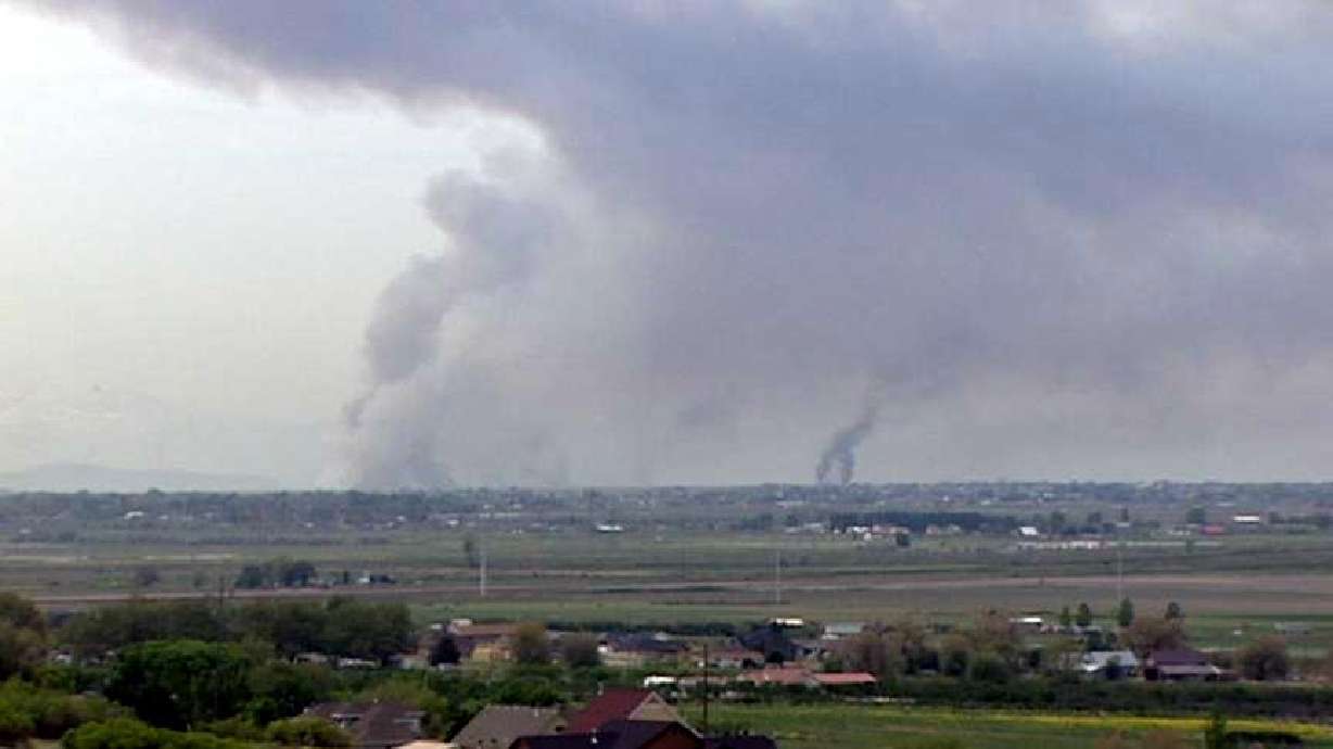 Smoke seen in northern Utah skies is result of prescribed burn