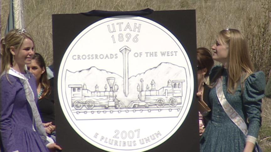 Golden Spike Selected as Design for Utah Quarter