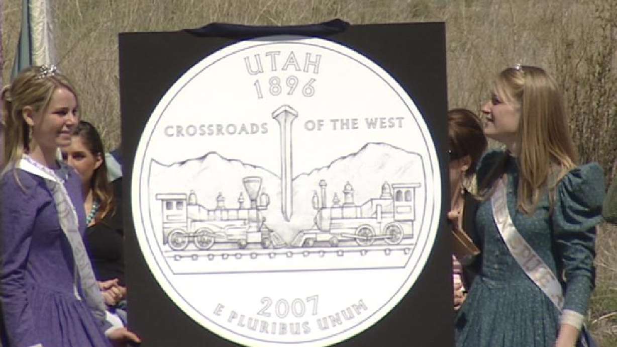 Golden Spike Selected as Design for Utah Quarter