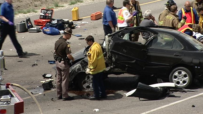 Drowsy Driver Causes Accident Shutting Down I-15