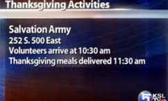 Thanksgiving Day Activities Planned