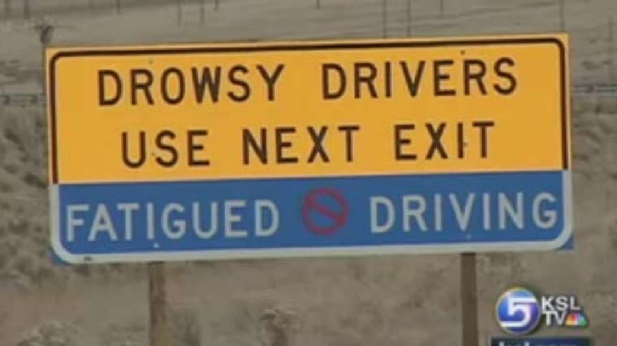 New Road Signs Caution Fatigued Drivers
