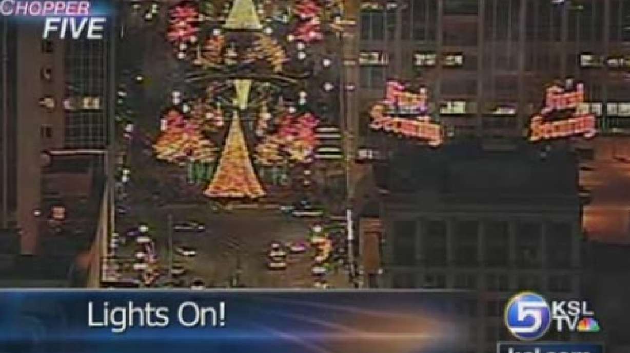 Holiday Lights Brighten Downtown SLC