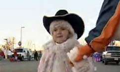 Seven-Year-Old Girl Shines in Ogden's Light Parade