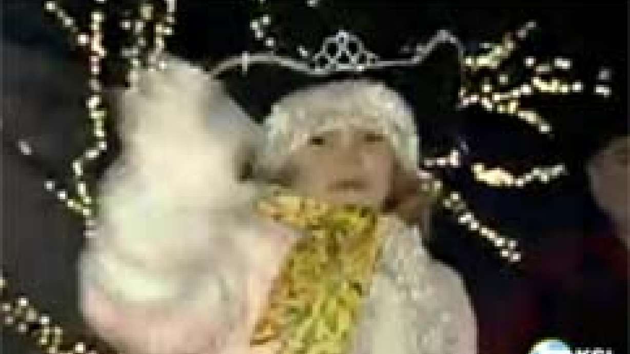 Seven-Year-Old Girl Shines in Ogden's Light Parade