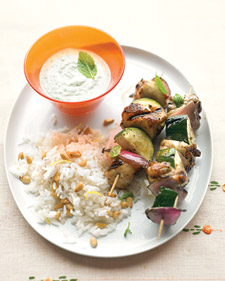 Grilled Greek Chicken Kebabs