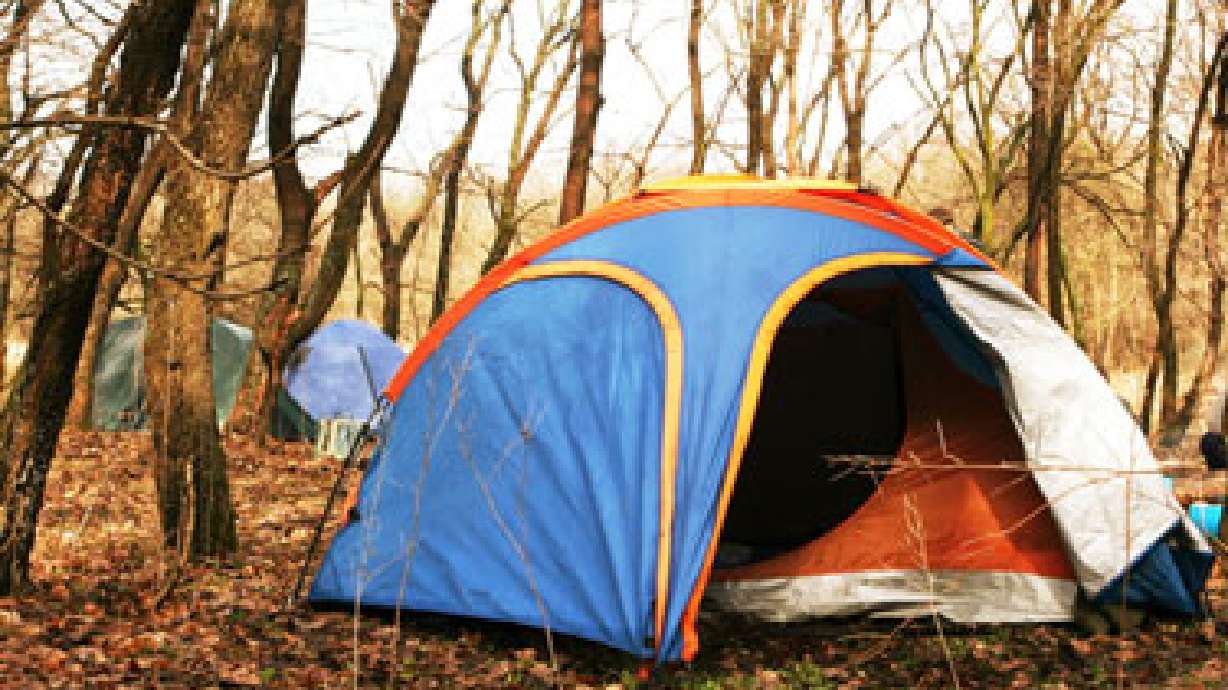 Cool weather dampens holiday camping
