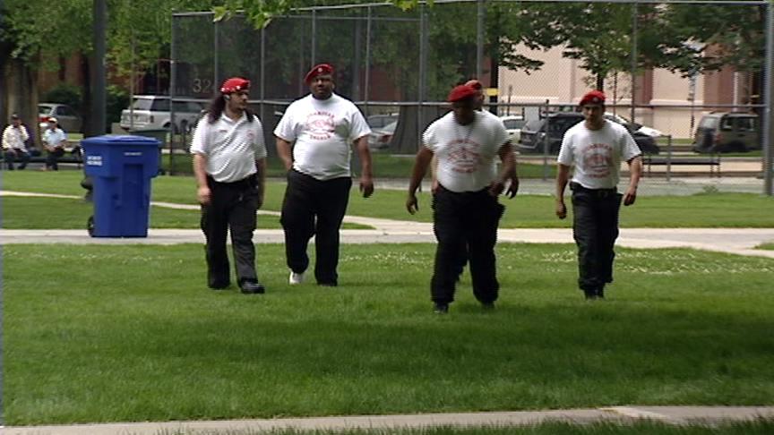 Pioneer Park being patrolled by 'Angels'