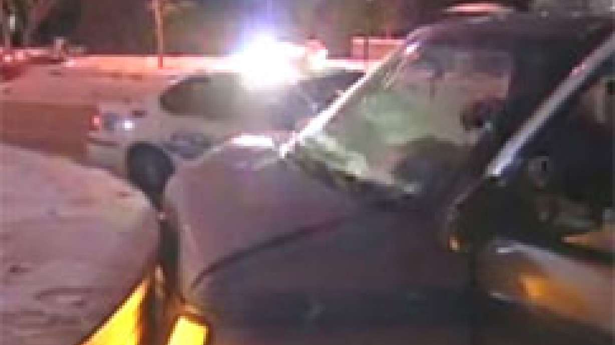 Man Crashes Car, Strips Clothing