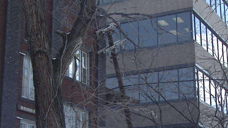 Backhoe Pulls Down Power Lines in Downtown Salt Lake