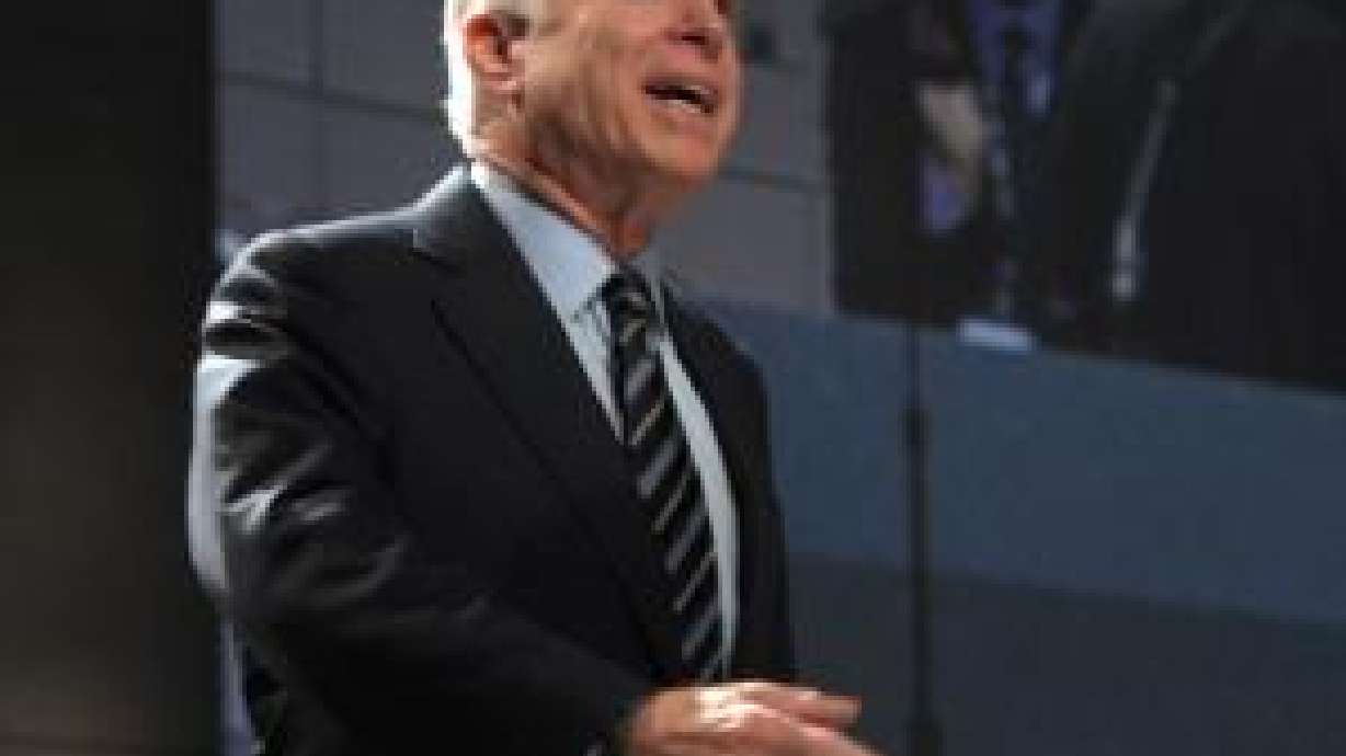 McCain may try to change the subject