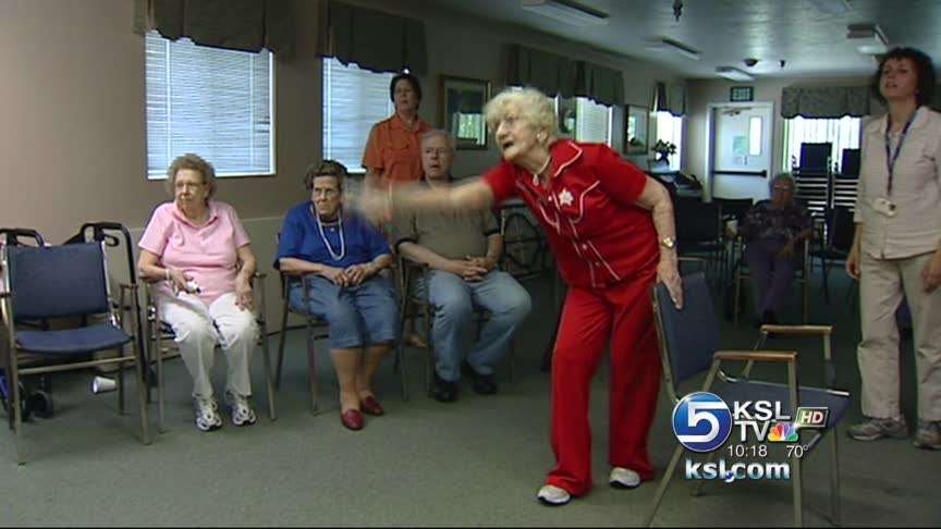 100-year-old woman stays active, overcomes challenges