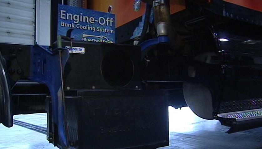 New technology to keep truckers cool and save money