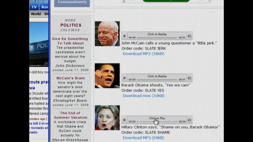 Support your candidate with a ringtone